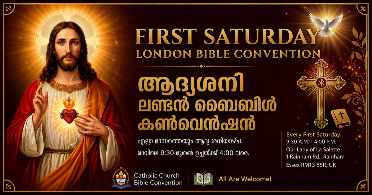 First Saturday London Bible Convention